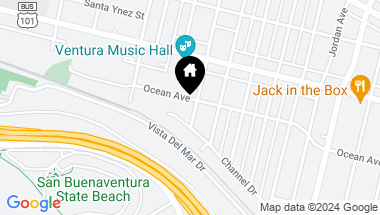 Map of 435 S Santa Cruz Street, Ventura CA, 93001
