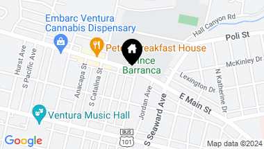 Map of 2176 E Main Street 120, Ventura CA, 93001