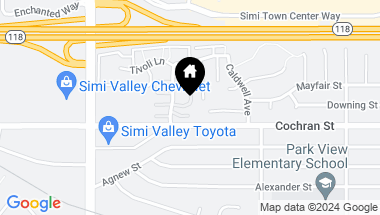 Map of 2424 Chandler Avenue 3, Simi Valley CA, 93065