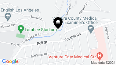 Map of 2785 Poli Street, Ventura CA, 93003