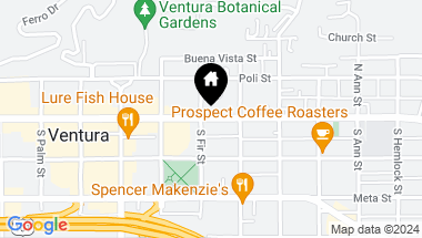 Map of 721 Main Street, Ventura CA, 93001