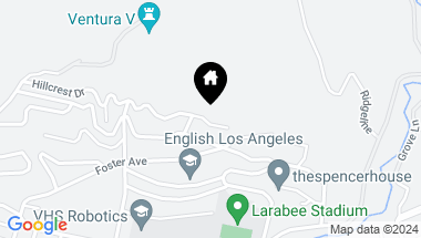 Map of 2243 Hillcrest Drive, Ventura CA, 93001