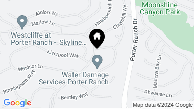 Map of 11741 Manchester Way, Porter Ranch CA, 91326
