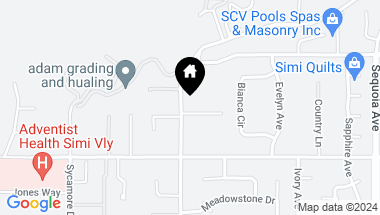 Map of 3096 Reservoir Drive, Simi Valley CA, 93065