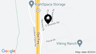 Map of 188 E Bounds Road, Ventura CA, 93001