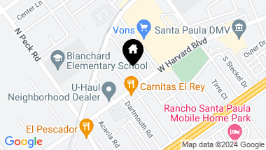 Map of 242 Laurie Lane, Santa Paula CA, 93060