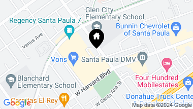 Map of 204 S Steckel Drive, Santa Paula CA, 93060