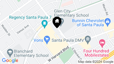 Map of 136 S Steckel Drive, Santa Paula CA, 93060