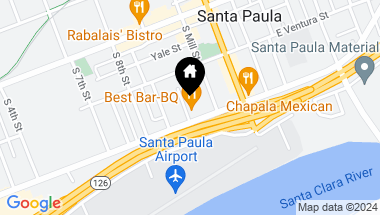 Map of 237 Brett Way, Santa Paula CA, 93060