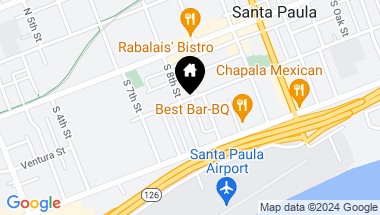 Map of 203 S 8th Street, Santa Paula CA, 93060