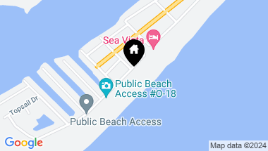 Map of 1705 Ocean Boulevard, Topsail Beach NC, 28445