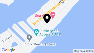 Map of 1615 Ocean Boulevard, Topsail Beach NC, 28445