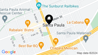 Map of 125 S 10th Street, Santa Paula CA, 93060