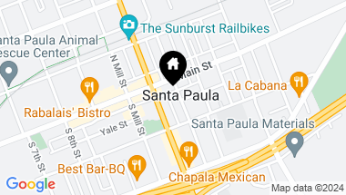 Map of 120 S Ojai Street, Santa Paula CA, 93060