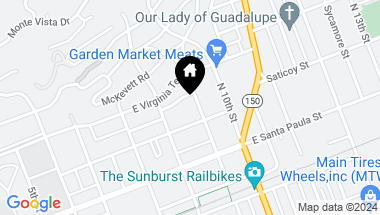 Map of 414 N Mill Street, Santa Paula CA, 93060