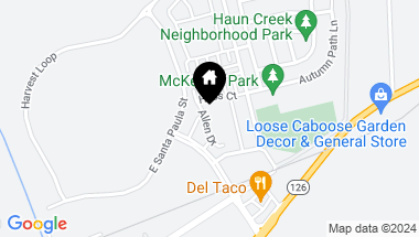 Map of 355 Allen Drive, Santa Paula CA, 93060