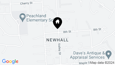 Map of 24316 Main Street, Newhall CA, 91321