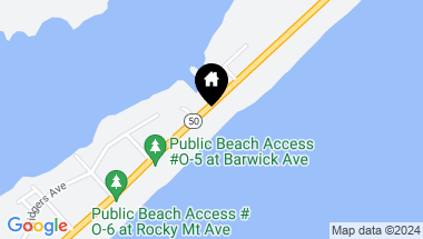 Map of 1195 N Anderson Boulevard, Topsail Beach NC, 28445