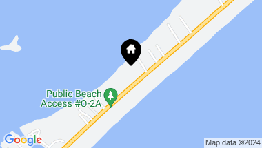 Map of 704 N Anderson Boulevard, Topsail Beach NC, 28445