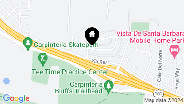 Map of 5915 Hickory Street 2, Carpinteria CA, 93013