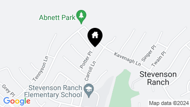 Map of 26058 Potter Place, Stevenson Ranch CA, 91381