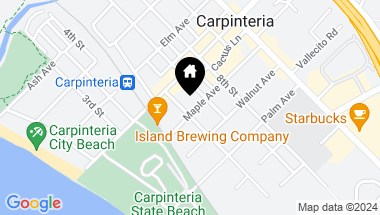 Map of 5096 6th Street, Carpinteria CA, 93013