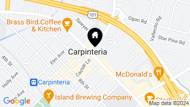 Map of 5034 Carpinteria Avenue, CARPINTERIA CA, 93013