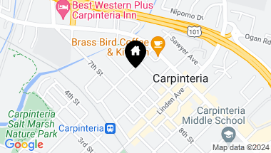Map of 4822 8th Street, CARPINTERIA CA, 93013