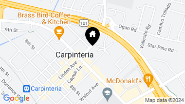 Map of 1098 Linden Avenue, CARPINTERIA CA, 93013
