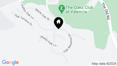 Map of 25769 Oak Leaf Court, Valencia CA, 91381