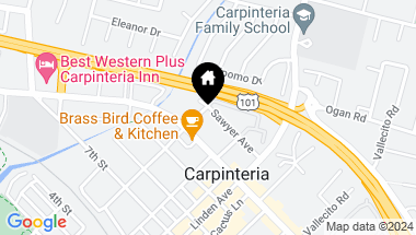 Map of 4817 Sawyer Avenue, CARPINTERIA CA, 93013