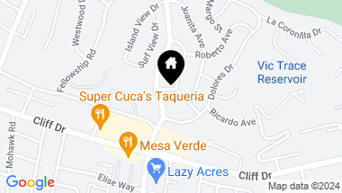 Map of 540 Ricardo Avenue, SANTA BARBARA CA, 93109