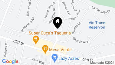 Map of 530 Ricardo Avenue, SANTA BARBARA CA, 93109