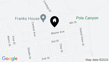 Map of 351 Blaine Avenue, Fillmore CA, 93015