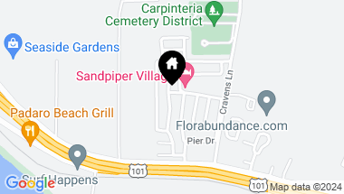 Map of 3950 Via Real 165, Carpinteria CA, 93013