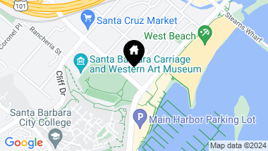 Map of 22 Castillo Street, SANTA BARBARA CA, 93101
