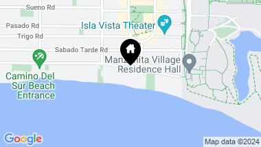 Map of 6561 Del Playa Drive, Goleta CA, 93117