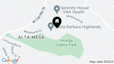 Map of 958 Miramonte Drive, 1, SANTA BARBARA CA, 93109