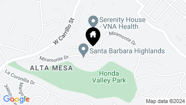 Map of 972 Miramonte Drive, 4, SANTA BARBARA CA, 93109