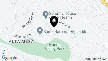 Map of 864 Highland Drive, 7, SANTA BARBARA CA, 93109