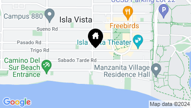 Map of 6597 Trigo Road, GOLETA CA, 93117
