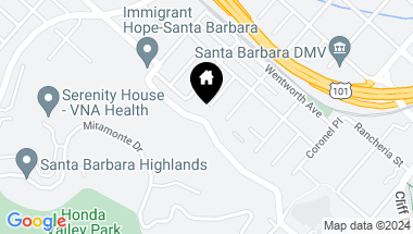 Map of 640 W Ortega Street, SANTA BARBARA CA, 93101