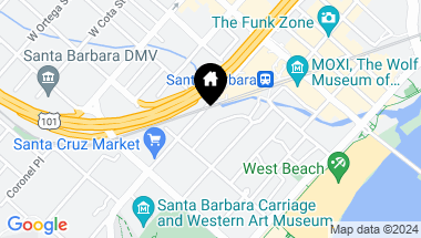 Map of 201 W Montecito Street, SANTA BARBARA CA, 93101