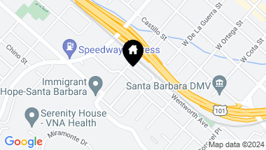Map of 823 Orange Avenue, Santa Barbara CA, 93101
