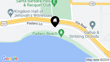 Map of 3345 Padaro Lane, CARPINTERIA CA, 93013