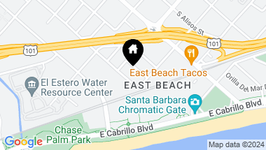 Map of 125 S Quarantina Street, SANTA BARBARA CA, 93103