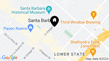 Map of 618 Anacapa Street, 3, SANTA BARBARA CA, 93101