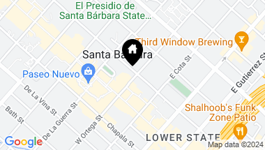 Map of 701 Anacapa Street, SANTA BARBARA CA, 93101