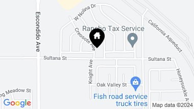 Map of 9309 Creosote Avenue, Hesperia CA, 92344