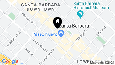 Map of 825 State Street, SANTA BARBARA CA, 93101